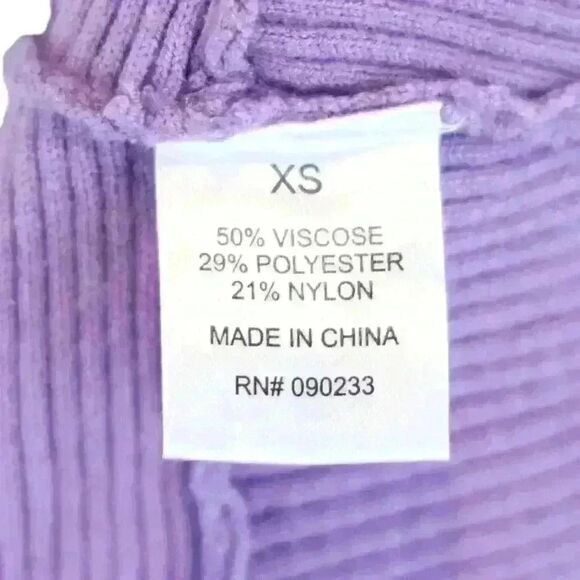 Kendall & Kylie Lavender Ribbed Knit Tank Top – Size XS - Picture 8 of 8